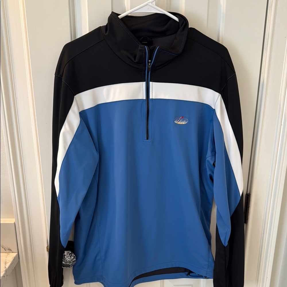 Men's Blue and Black Performance Jacket